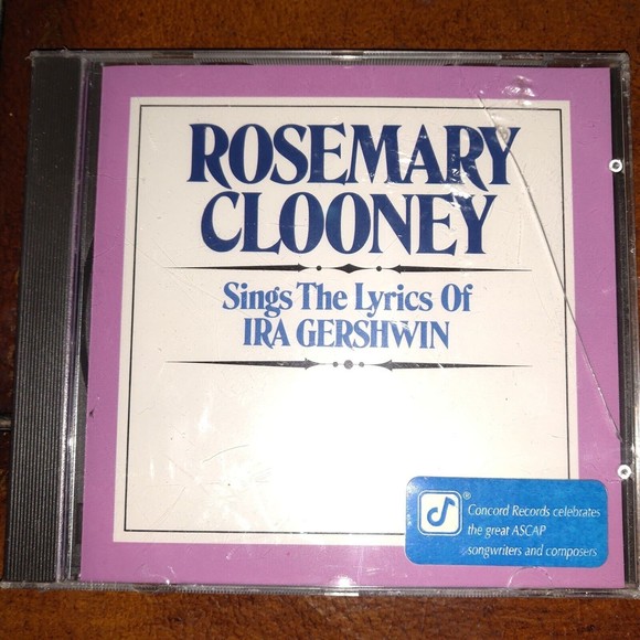 Rosemary Clooney Sings the Lyrics of Ira Gershwin CD ccd-4112 Concord Jazz NOS - Picture 1 of 3